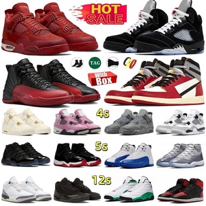 รองเท้าบาสเก็ตบอล Retro 4s หน้าผ้าตาข่าย พื้นรองเท้าด้านกลางและด้านนอกทำจากยาง คุณภาพสูง สำหรับทุกเพศ บรรจุกล่องอย่างดี รองเท้าลำลอง ขายส่ง สีแดงธันเดอร์แบบกำหนดเองได้ - Product Image 2