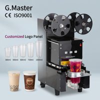 Machine de scellage de gobelets en papier entièrement automatique G.Master 110V, prise américaine, pour usage commercial, café, économie d'énergie