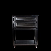 Four à convection/turbo électrique en acier inoxydable de haute qualité avec affichage numérique, autonome, pour usage commercial, hôtelier et domestique, multifonctionnel