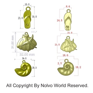 Nolvo Thế Giới 5 # Kim Loại Dây Kéo Thanh Trượt Vòng Tròn Hình Dạng Handmade Dây Kéo Pullers Cho Tự Làm Thay Thế Phụ Kiện May Mặc/Túi - Product Image 5