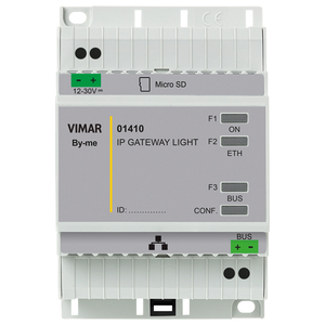 Vimar Ip Gateway Light 01410 By-me 12-30V DC Bus Ethernet Dispositivo di Automazione Domestica Intelligente - Product Image 1