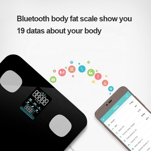 Nouveau Design grand écran LCD VA numérique <span class=keywords><strong>BMR</strong></span> balances de salle de bains application intelligente balance de graisse corporelle - Product Image 3