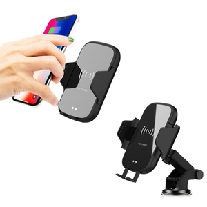10W Qi inalámbrico para coche <span class=keywords><strong>cargador</strong></span> automático para <span class=keywords><strong>xiaomi</strong></span> 9 Max Samsung S8 infrarrojos de carga rápida de ventilación de aire de coche titular de montaje - Product Image 1