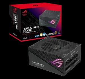 <span class=keywords><strong>ROG</strong></span>-<span class=keywords><strong>Strix</strong></span> 1200G <span class=keywords><strong>Aura</strong></span> แหล่งจ่ายไฟสำหรับเล่นเกมอินเทอร์เฟซ24Pin ผลิตภัณฑ์ตั้งโต๊ะพร้อมการซิงโครไนซ์การกระจายความร้อนอันทรงพลัง - Product Image 1