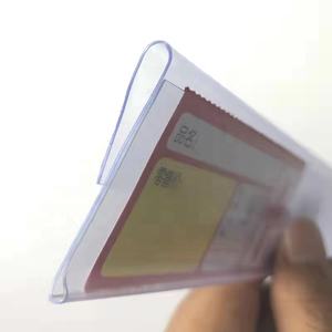 Portaetiquetas de plástico H 35mm H40mm Tiras de etiquetas de precios de supermercado Tiras de etiquetas de precios de datos - Product Image 1