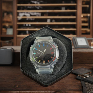 นาฬิกาข้อมือกันน้ำ 50 บาร์ รุ่น G110 <span class=keywords><strong>G100</strong></span> GM2100 Ga2100 ซีรีส์ <span class=keywords><strong>G</strong></span> ตัวเรือนรูปไข่ สายยาง กันกระแทก ราคาส่งถูก รับผลิตตามแบบ - Product Image 2