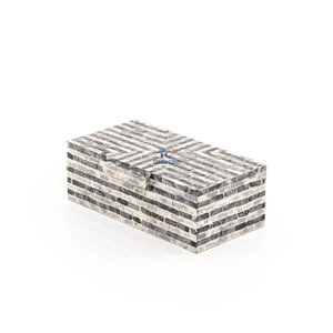 Cajas de joyería con incrustaciones de caja de madre de Pera superventas, cajas de decoración de fregona de joyería para vacaciones de Ramadán Eid hechas en Vietnam - Product Image 2