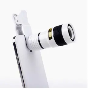 Cell Phone Camera Lens Kit,Universal 12X Clip-On Telephoto Telescope Camera Mobile Phone Zoom lens for most Smartphone