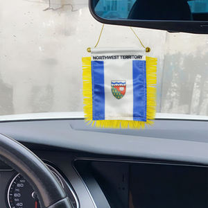 Флаг-пенант с индивидуальным логотипом, цифровая печать, сатин, для автомобиля (на зеркало заднего вида) и домашнего декора, 2026 год - Product Image 4