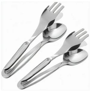 Pince de service longue en acier inoxydable DFT1 8 10 12 14 16 18 20 pour la cuisson, la pâtisserie, les buffets coréens, les réceptions et le barbecue - Product Image 2
