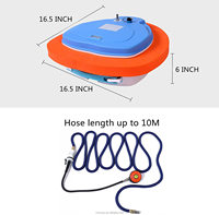 Système de plongée mini-hookah portable avec pompe à air électrique étanche, tuyau de 39 pieds et régulateur Octopus