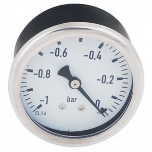 Manómetro Axial de Acero Inoxidable de 63 mm, Económico, para Aplicaciones de Medición Industrial - Product Image 1