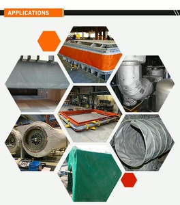 Bền 1.3Mm Nhiệt Độ Cao 1200 ° C Chịu Mài Mòn Silicone Tráng Cao Silica Sợi Vải Công Nghiệp Sử Dụng/Cháy Chăn/Chống Cháy - Product Image 6