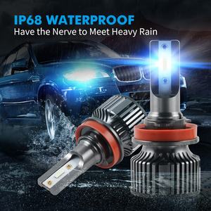 Becinsee – ampoules de phares LED bleues H11 50W pour <span class=keywords><strong>Toyota</strong></span> <span class=keywords><strong>Auris</strong></span> 2006-2012 Prius 2009-2013 2014 <span class=keywords><strong>2015</strong></span>, 2 pièces - Product Image 4