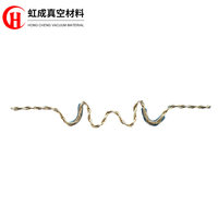Fil de tungstène torsadé de 0,8 mm, matériau ultra-hautement pur, design torsadé, pureté 99,95 %, pour métallisation sous vide et revêtement par évaporation