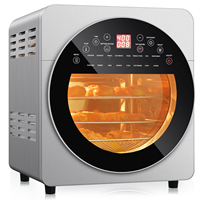 Friteuse à Air pour la cuisine, 2 pièces, avec 0 additifs, écran tactile, appareil électrique, de marque numérique, four à friture