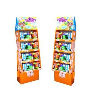 Настраиваемая картонная напольная витрина, Экологичная полка для рекламных магазинов, легкая сборка игрушек - Product Image 1