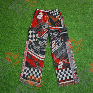Individuelle Tapisseriehosen Herren Individuelle Jacquard-Gewebe-Wandteppiche Decke Herren Übergröße Hosen und Hosen