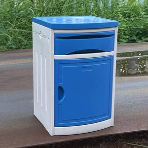 Environmentally Friendly Medical ABS <b>Bedside</b> <b>Table</b> for Hospital Nursing Home & Dormitory Ward <b>Bedside</b> Cabinet - Product Image 4