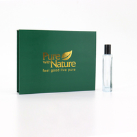 Parfum personnalisé de luxe huile essentielle mini 5ml 8ml 10ml parfum rouleau sur bouteille portable papier boîte-cadeau boîte d'emballage avec aimant