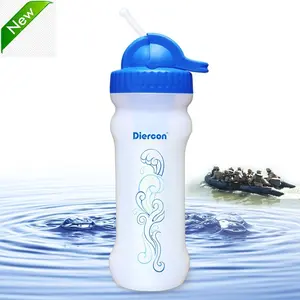 Diercon Hot Sales Drinken Direct Water Fles Outdoor Persoonlijke Activated Carbon Water Filter Fles Voor Dagelijks Water (PB02)