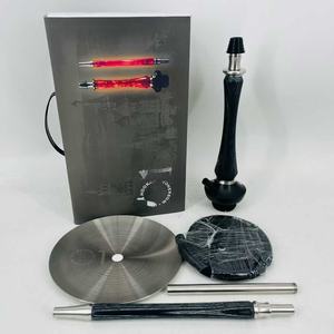 ชุดบารากุลายไม้สุดหรูแบบดั้งเดิม พร้อมตะขอแขวนสแตนเลส สำหรับใช้ในร่ม บาร์ คาเฟ่ ร้านบารากุ ล็อบบี้ คลับ ปาร์ตี้ บุหรี่ชิชา - Product Image 5