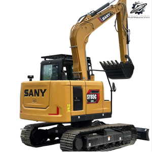 Excavadora de cadenas usada SANY 85, de segunda mano, marca original china, excavadora de cadenas pequeña de 8.5 toneladas, excavadora usada. - Product Image 1