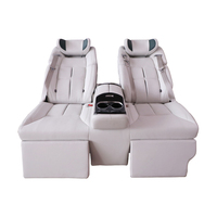 Canapé-lit en cuir VIP pour mini-bus/camping-car, banquette/3 sièges électriques à assembler pour Vito Sprinter V-Class