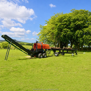 Fendeuse de bûches automatique à essence de 30 tonnes |   Processeur de bois de chauffage et <span class=keywords><strong>machine</strong></span> à couper le bois avec commande par joystick, fendeuse hydraulique - Product Image 6