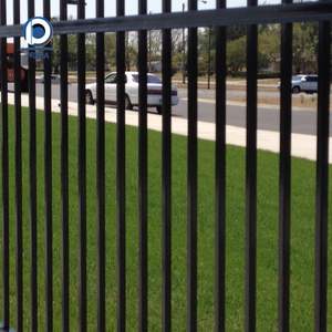 Clôture en fer forgé StrongGuard avec panneau intégré réglable pour <span class=keywords><strong>jardin</strong></span> en pente - Product Image 1