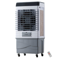 Refroidisseur d'air évaporatif industriel portable de grande capacité 120L, 3 vitesses, électrique, vent puissant, économie d'énergie, atelier, garage
