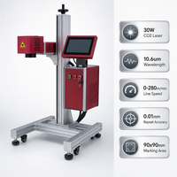 Machine de marquage laser à fibre pour bijoux, montres, marquage de précision fine, précision de 0,01 mm, codeur portable 1064 nm