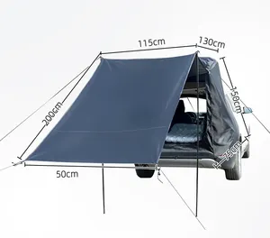 Tente arrière de voiture extérieure auto-conduite camping extension tente pare-soleil étanche à la pluie voiture tente de voyage