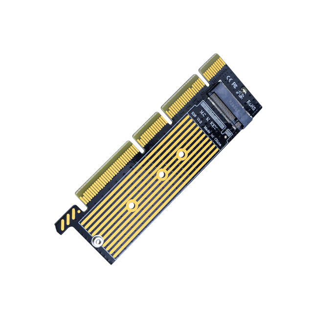 RiHAO K16 M.2 NVMe SSD Adapter Card PCIe 4.0 x4 x8 x16 Expansion Card for 2280 2260 2242 2230 SSD Driver Free