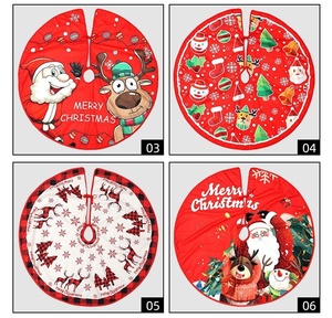 Jupe <span class=keywords><strong>de</strong></span> <span class=keywords><strong>sapin</strong></span> <span class=keywords><strong>de</strong></span> Noël personnalisée avec motif Père Noël, décorations <span class=keywords><strong>et</strong></span> accessoires <span class=keywords><strong>de</strong></span> Noël, décoration intérieure pour le Nouvel An 2027, Joyeux Noël - Product Image 6
