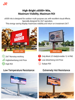 Aluminium 6500Nits P6.67 P8 P10 Outdoor Advertising Led Display Screen Digital Sign Dynamic Picture IP66 Outside Videowall