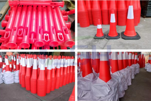 राजमार्ग पोस्ट ढहने वाले डेलीनेरेटर सुरक्षा और बाधाओं नारंगी निर्माण छोटे यातायात बिक्री के लिए कोई पार्किंग शंकु नहीं - Product Image 5