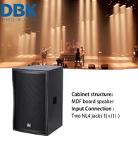 DBK Pro Audio Salle de Concert Passive Gamme Complète Système Karaoké KTV Divertissement Haut-Parleur 10 Pouces Audio DJ Son Haut-parleurs