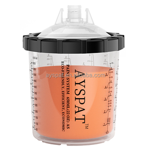 650ml usa e getta per pistola <span class=keywords><strong>a</strong></span> <span class=keywords><strong>spruzzo</strong></span> con coperchio del filtro 125mic per pittori professionali <span class=keywords><strong>a</strong></span> <span class=keywords><strong>spruzzo</strong></span> per autoveicoli - Product Image 1