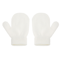 Juego de gorro y manopla con orejas de oso personalizado para niños, nuevo estilo, gorro tejido de alta calidad para niños y niñas