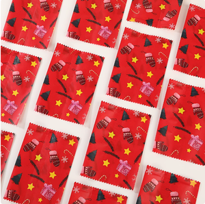 Christmas Candy <b>Bags</b> Biscuit Surprise Lucky <b>Bags</b> Luxury Plastic Gummy Biscuit <b>Packaging</b> <b>Bag</b> Red <b>Packaging</b> <b>Bags</b> - Product Image 2