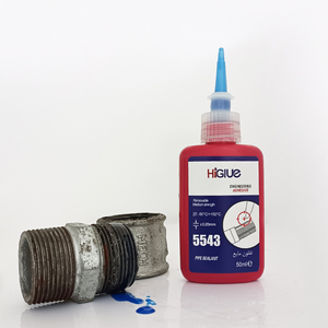 Higlue 5543 Scellant anaérobie détachable à viscosité moyenne pour tuyaux métalliques, plomberie et raccords filetés industriels - Product Image 3