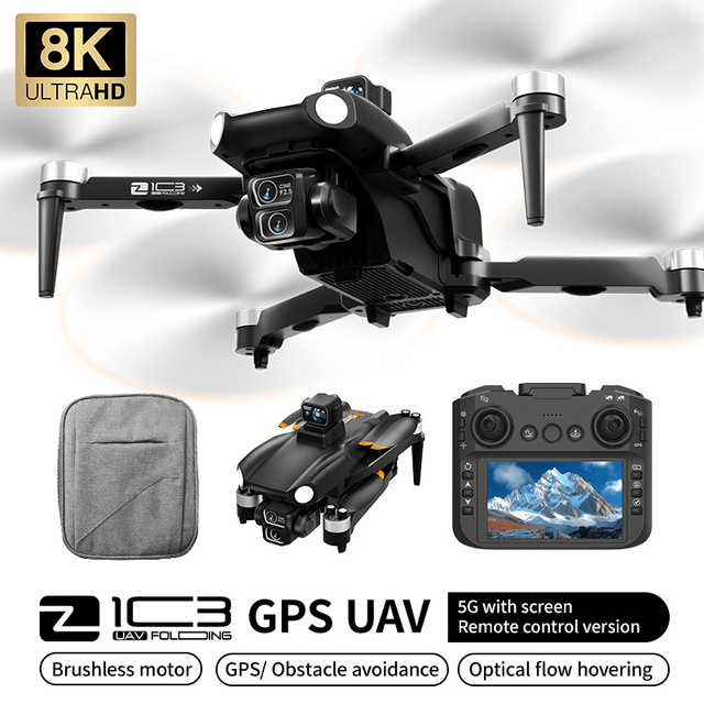 Hot Selling Z103 RC Drone GPS Return-to-home Professional Aerial Photography Aircraft Long-range Remote Control