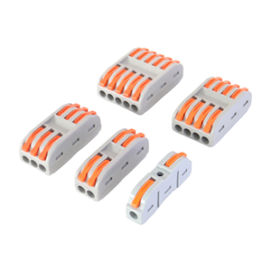 Dây Đồng nối-224 Nylon nhà ở 4P Push-in khối thiết bị đầu cuối 4 trong 4 ra cáp điện kết nối nhanh chóng - Product Image 3