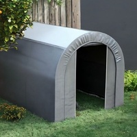 Abri de rangement extérieur imperméable avec 2 fenêtres et porte à fermeture éclair, abri portable pour vélos et motos, tente de jardin
