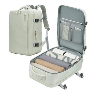 Large Capacity Custom Dual USB <b>Backpack</b> New Arrival Multi-Pocket Design for Travel School Waterproof Polyester Lining Oxford - Product Image 1