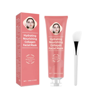 Masque Crème Vitamine C & Collagène pour Femmes - Acide Hyaluronique & Niacinamide Végétalien Sans Parfum Format Familial Jumbo