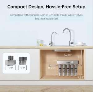 Nouveau système de purification <span class=keywords><strong>d</strong></span>'<span class=keywords><strong>eau</strong></span> domestique en acier inoxydable, ultrafiltration, filtre à <span class=keywords><strong>eau</strong></span> <span class=keywords><strong>adoucisseur</strong></span>, système de filtration domestique haut de gamme - Product Image 6