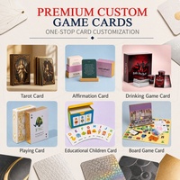 Cartes personnalisées haut de gamme pour enfants, jeu d'association, coins arrondis, impression recto-verso, vente en gros, expédition rapide, logo personnalisé