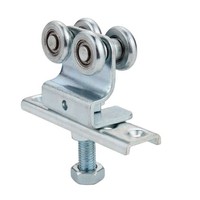 Rouleau de porte coulissante industrielle suspendue, poulie de rail durable et antirouille, quincaillerie pour portes coulissantes lourdes extérieures d'hôtels et portails de clôture